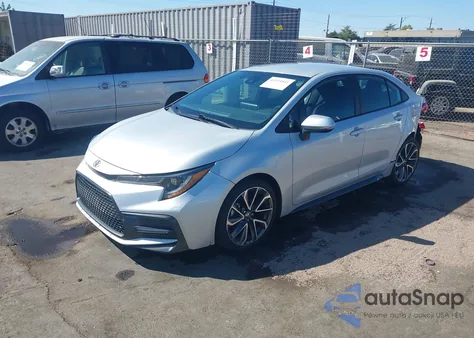 2020 Toyota Corolla Se z USA, uszkodzony, nr VIN 5YFS4RCE2LP029034